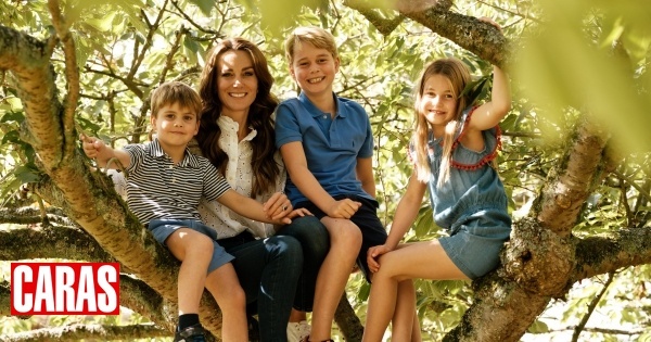 As novas e ternurentas fotos de Kate com os filhos