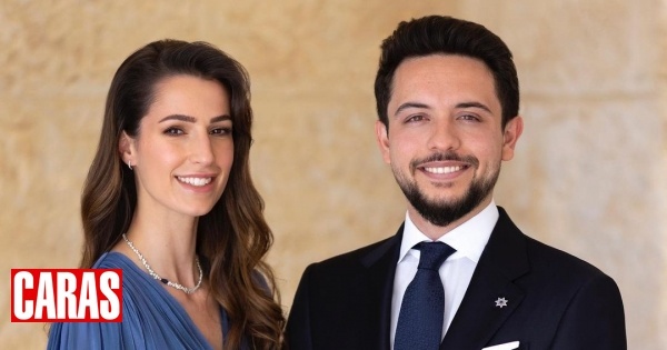 La simpática imagen con la que Hussein de Jordania felicitó a su novia, Rajwa