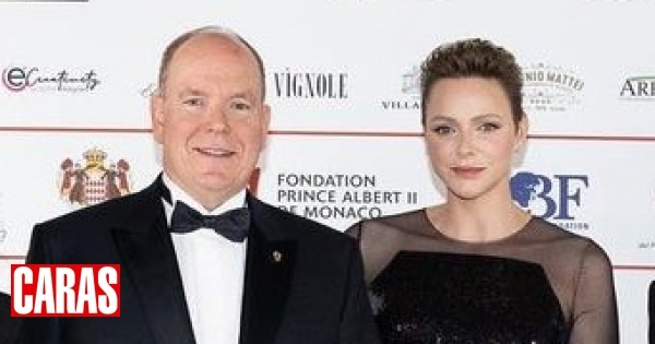 Charlene of Monaco sparkled in Florence in a dress worth 7,000 euros and dark hair