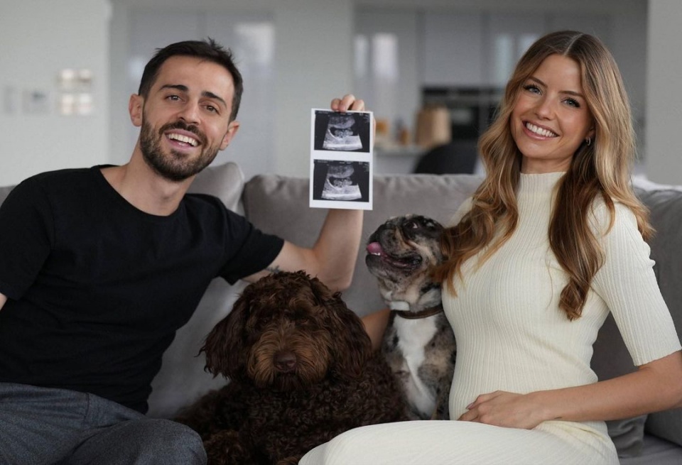 Bernardo Silva and Ines DeGeneres Tomaz will be parents