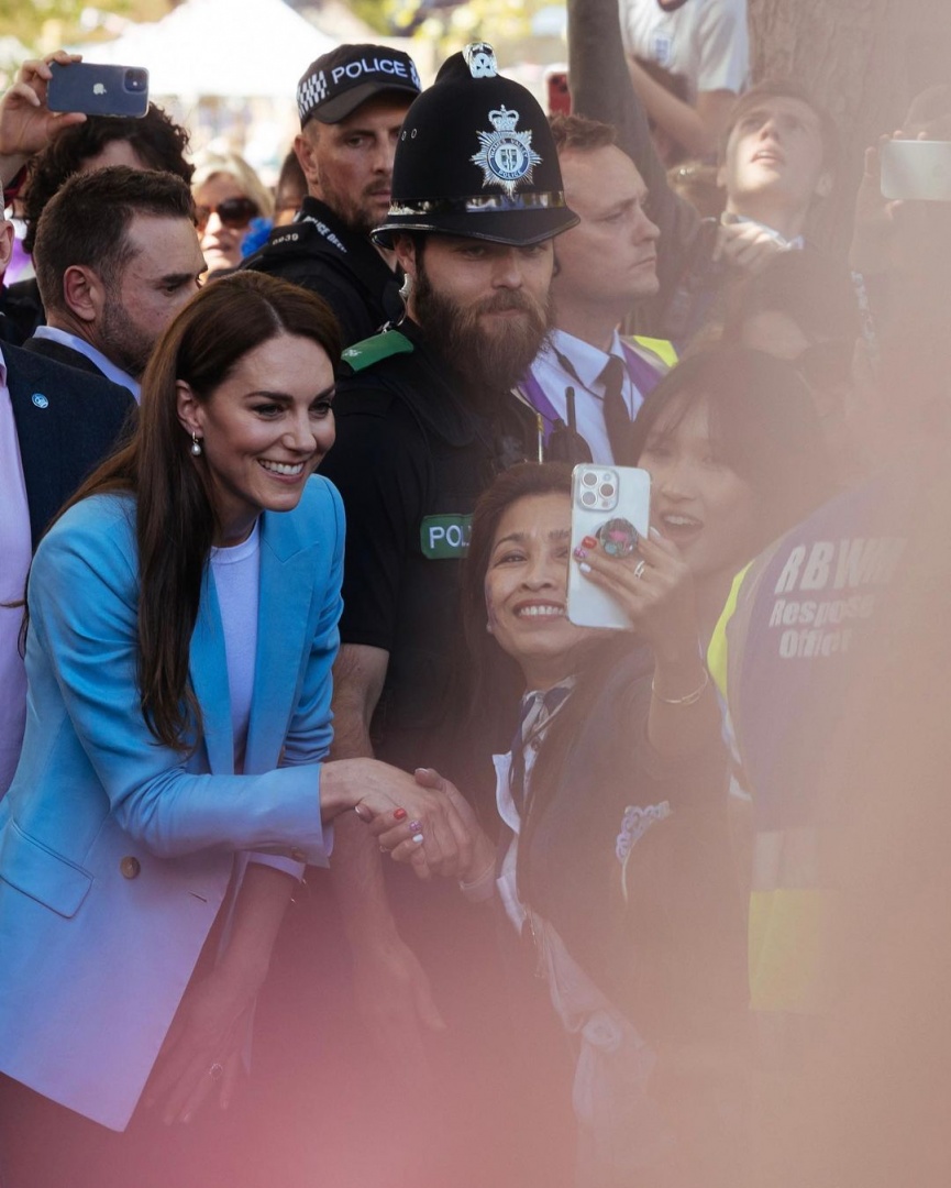 Kate, a estrela do almoço popular em Windsor