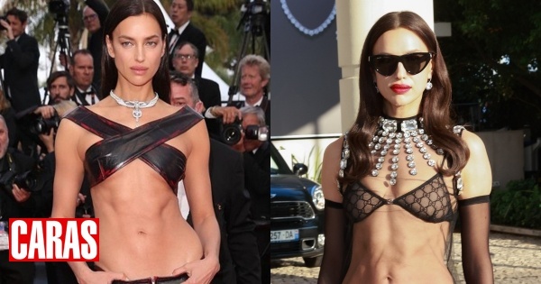 O visuais ousados de Irina Shayk no festival de Cannes