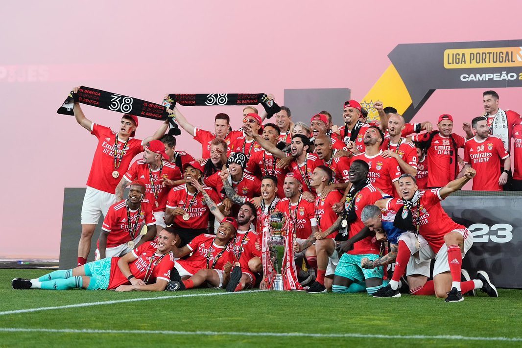 As celebrações do 38º título do SL Benfica