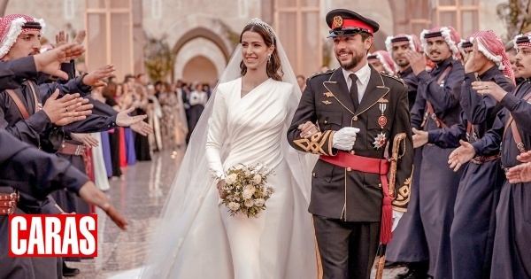 O espetacular vestido de noiva de Rajwa Al Saif
