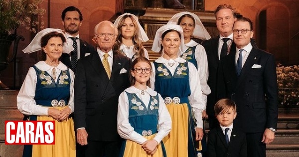 Família real da Suécia veste-se a rigor para celebrar festa nacional