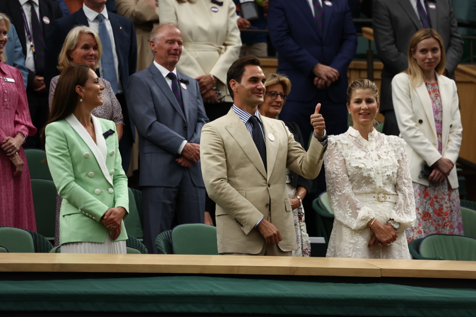 Kate e Roger Federer 