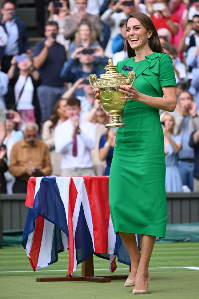 A elegância de Kate no triunfo de Carlos Alcaraz em Wimbledon