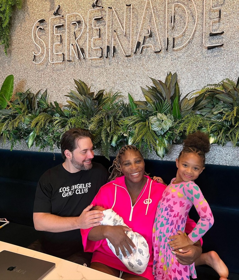  Nasceu Adira, a segunda filha de Serena Williams 