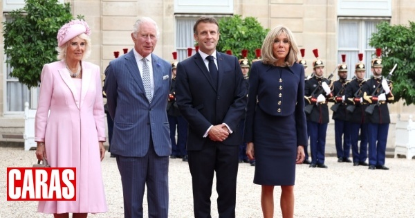 Carlos III e Camilla já estão em Paris para uma visita oficial