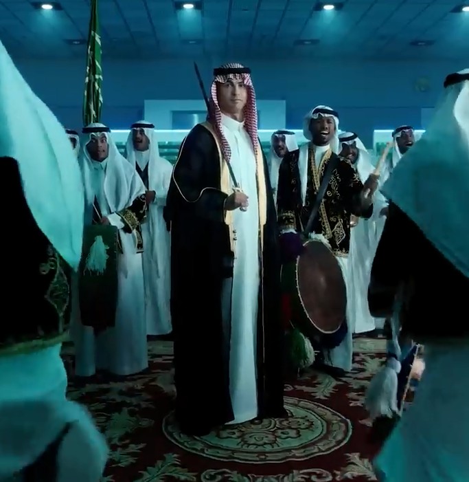 Cristiano Ronaldo celebra o Dia Nacional da Arábia Saudita
