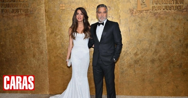 Amal e George Clooney, os anfitriões de luxo de uma noite de festa em Nova Yorque