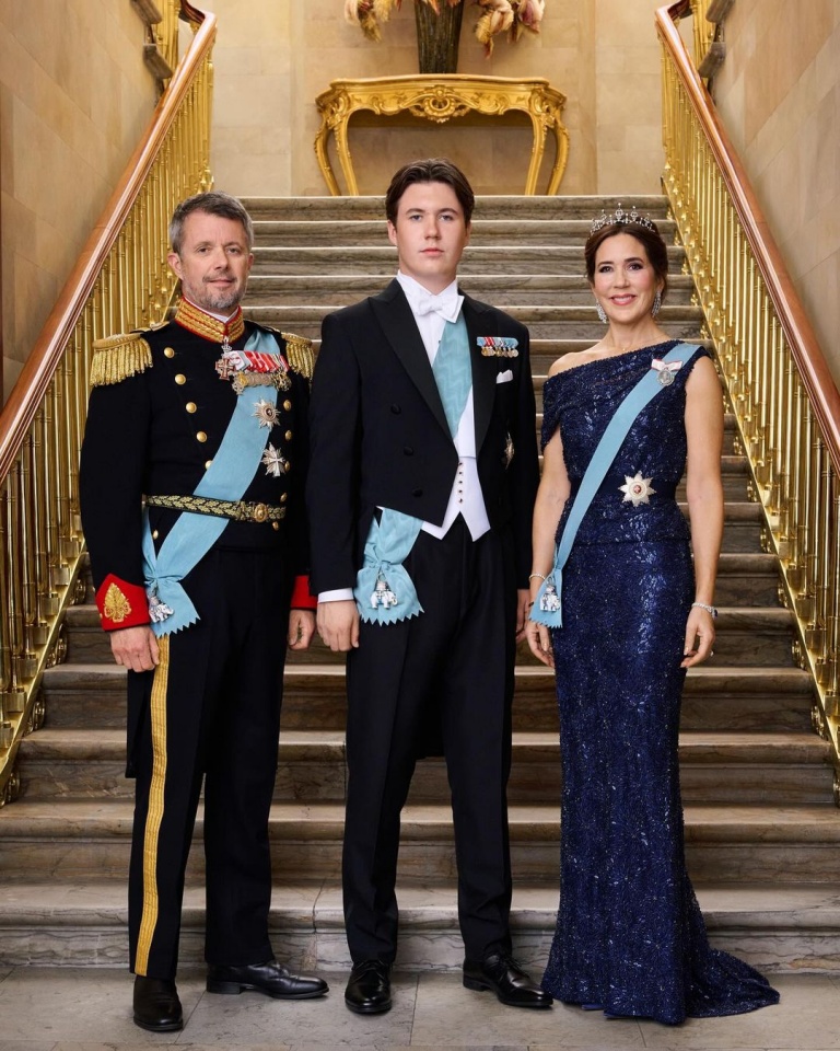 As fotos oficiais dos 18 anos do príncipe Christian da Dinamarca