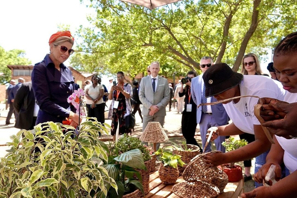 Máxima e Guilherme dos Países Baixos de visita à África do Sul