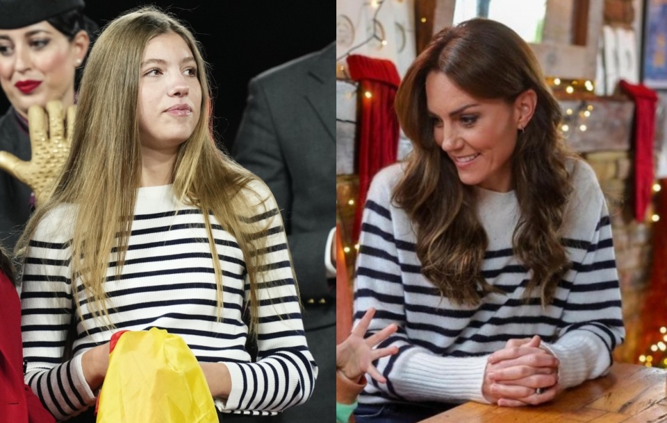 Caras  Kate inspira-se no estilo marinheiro da infanta Sofia