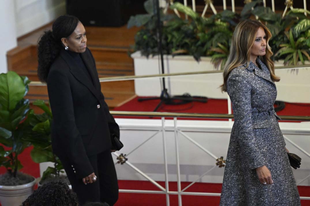 El funeral de la esposa de Jimmy Carter reúne a las primeras damas de Estados Unidos