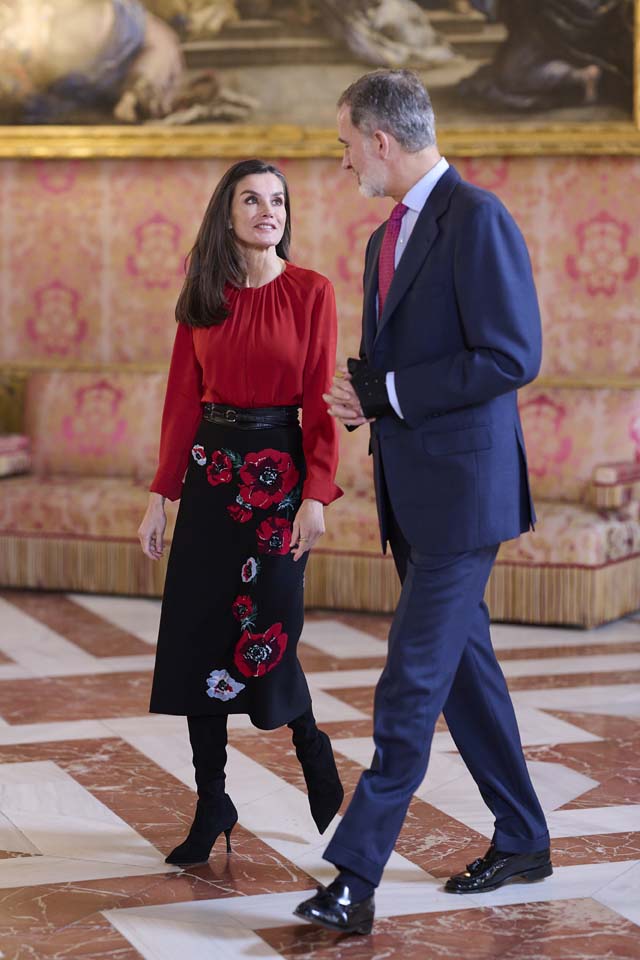 Letizia: dois dias, dois visuais marcantes