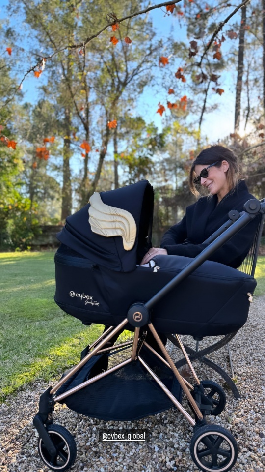 O primeiro passeio de Matilde Breyner com a filha