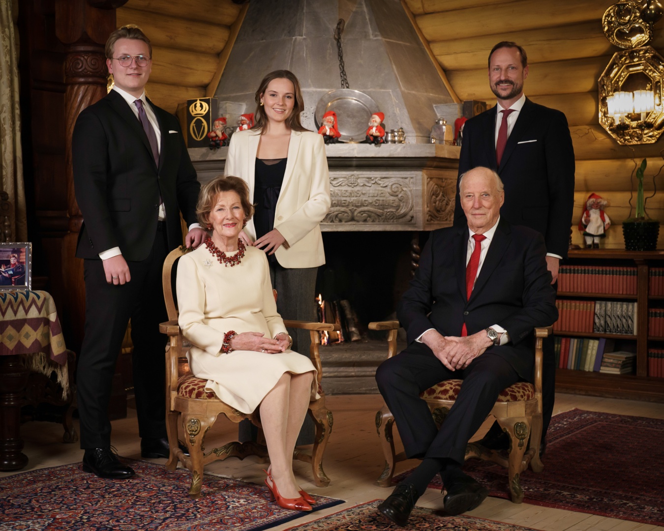 Família real da Noruega deseja as tradicionais Boas Festas