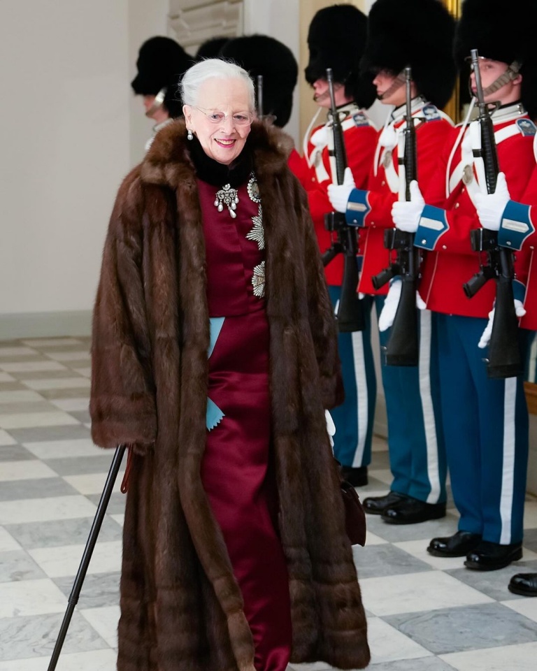 O último "passeio de Ano Novo" da, ainda, rainha Margarida da Dinamarca