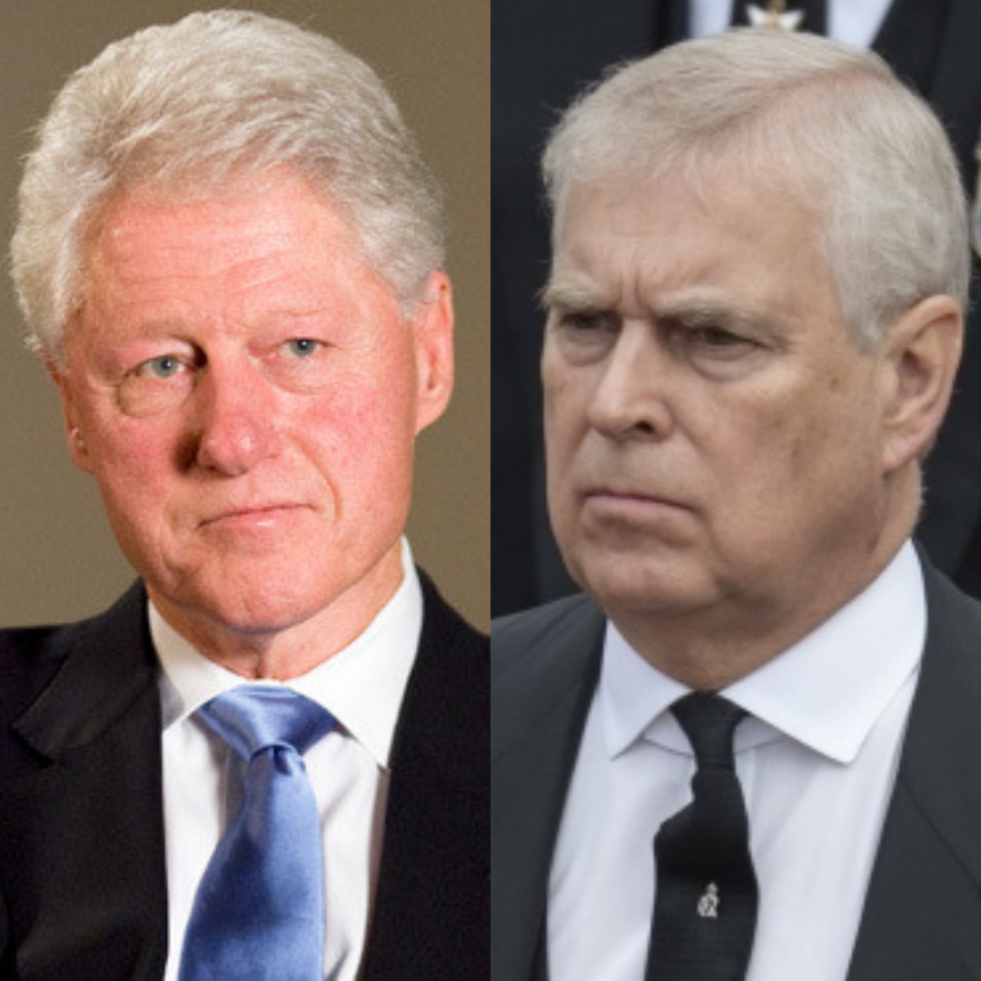 Reveladas novas informações sobre a ligação de Bill Clinton e príncipe André ao caso Epstein