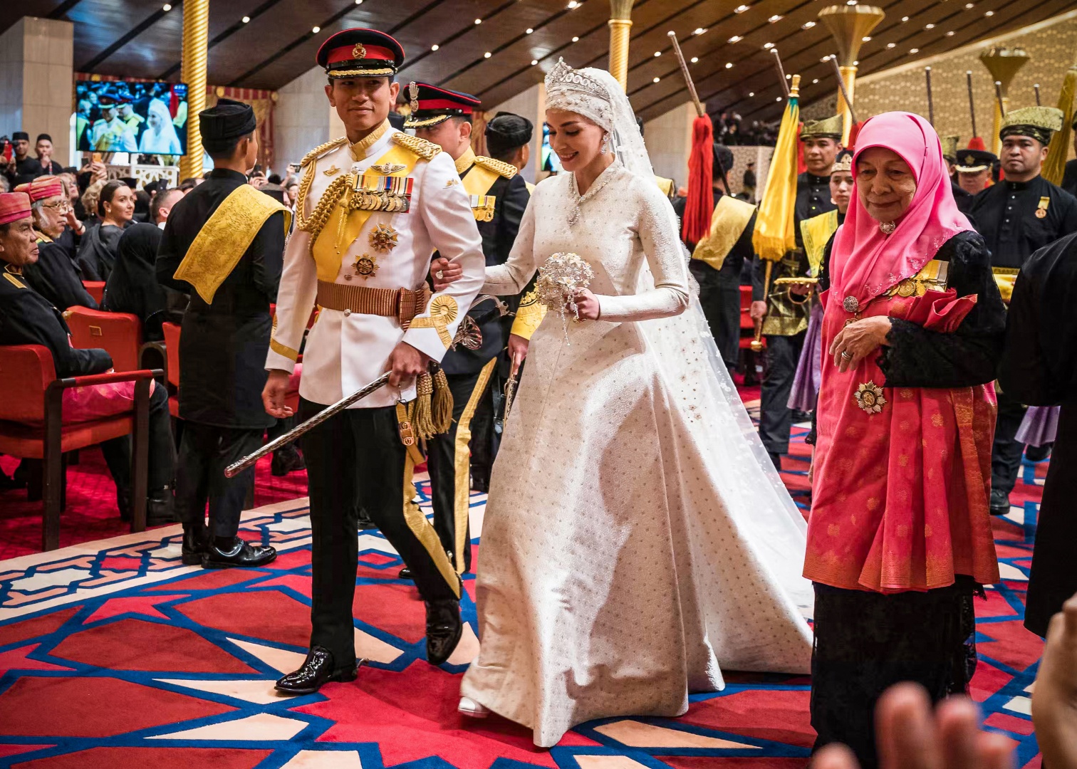 O luxuoso casamento do príncipe do Brunei com Anisha Isa-Kalebic