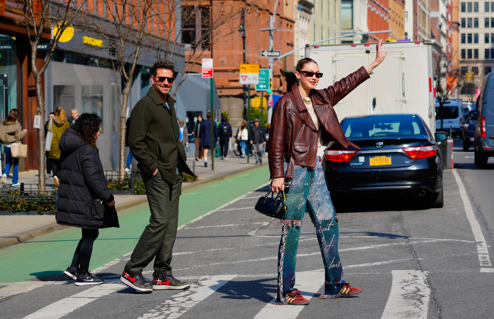 Gigi Hadid e Bradley Cooper juntos em Nova Iorque