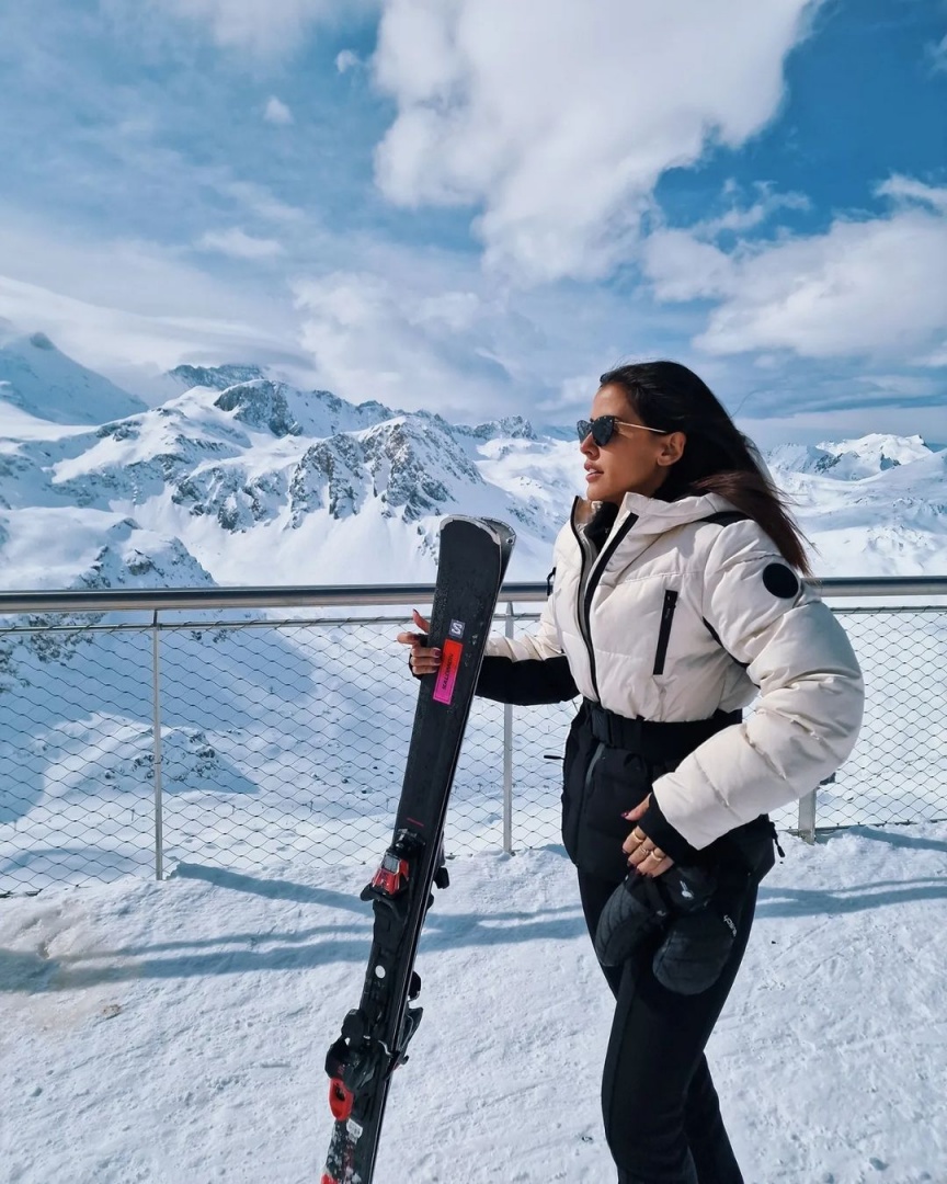 Os dias de luxo  de Carolina Patrocínio na neve