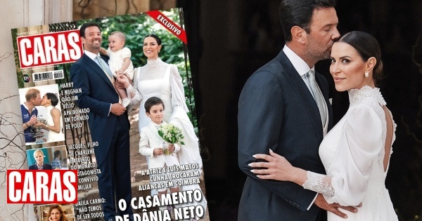 Na CARAS desta semana, o casamento de sonho de Dânia Neto e Luís Matos Cunha