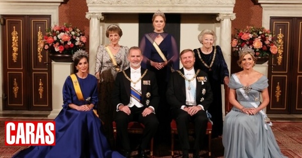 Desfile de joias e elegância no jantar de gala oferecido pelos reis dos Países Baixos em honra dos reis de Espanha