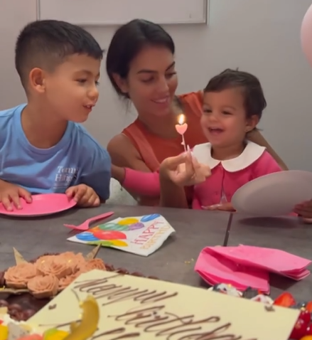 O divertido vídeo do 2.º aniversário da filha de Georgina Rodríguez e Cristiano Ronaldo