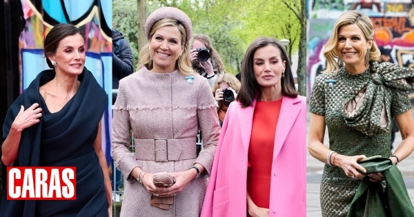As escolhas de guarda-roupa de Letizia e Máxima durante a visita do reis de Espanha aos Países Baixos