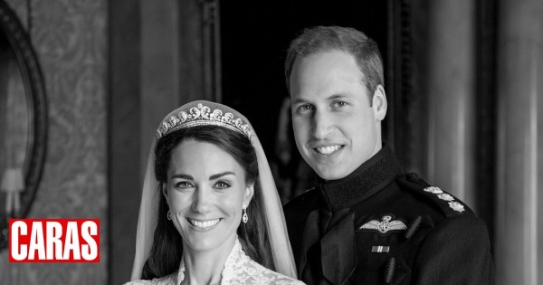Kate e William divulgam foto inédita do dia do casamento