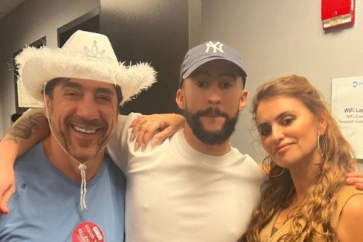 Javier Bardem, Bad Bunny e Penélope Cruz
