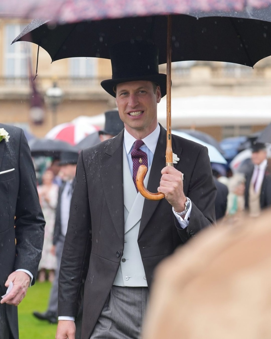 Sem Kate, William recebe o apoio dos primos e abre os jardins do Palácio a oito mil pessoas