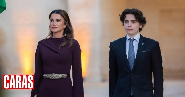 Ao lado da mãe, o príncipe Hashem foi o grande protagonista da festa nacional da Jordânia