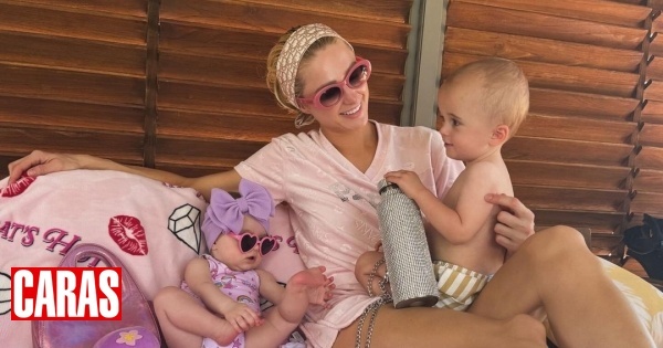 Paris Hilton de férias no Hawai com os filhos