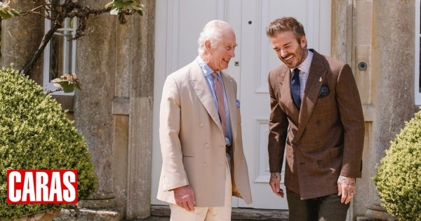 O divertido encontro entre David Beckham e Carlos III