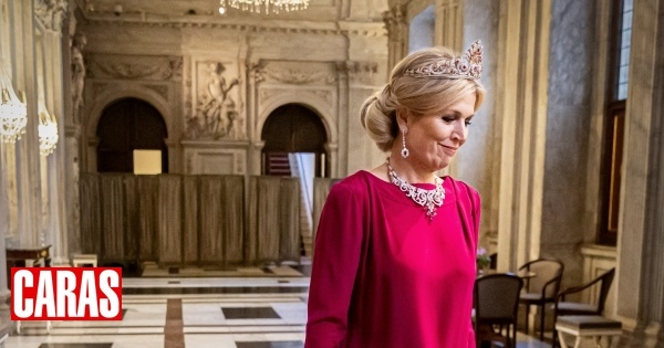 Máxima deslumbra em vestido de gala que usou há 13 anos