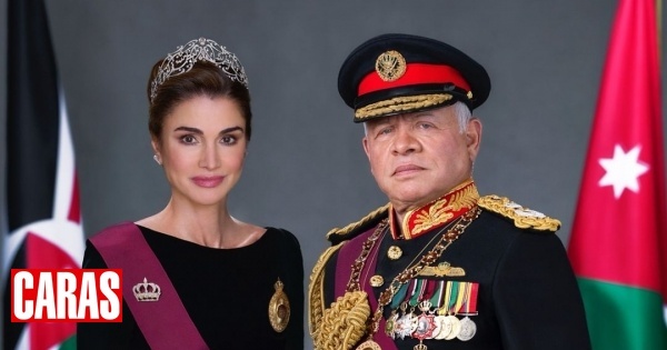 O novo retrato oficial de Rania e Abdullah II para assinalar o Jubileu de Prata