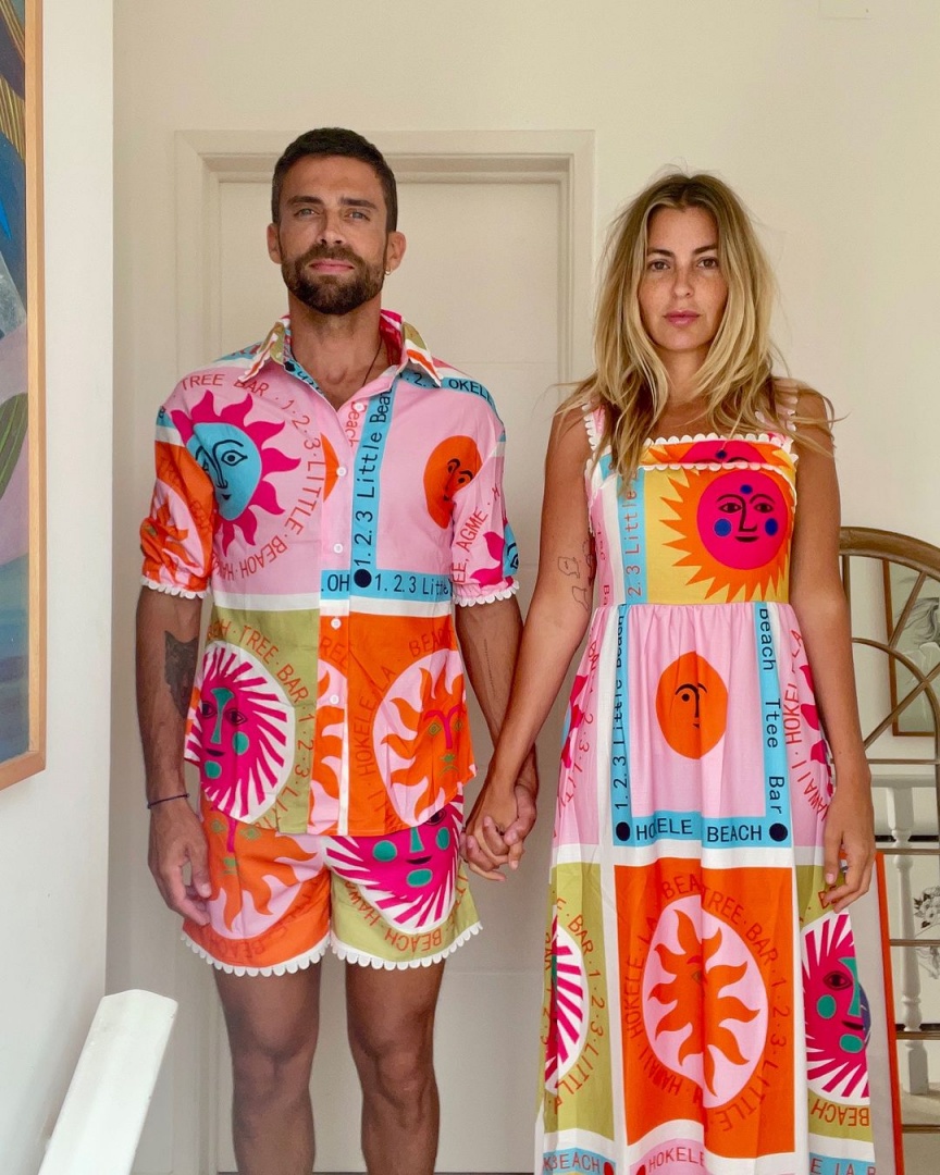 Jessica Athayde e Diogo Amaral combinam 'looks' de verão marcantes