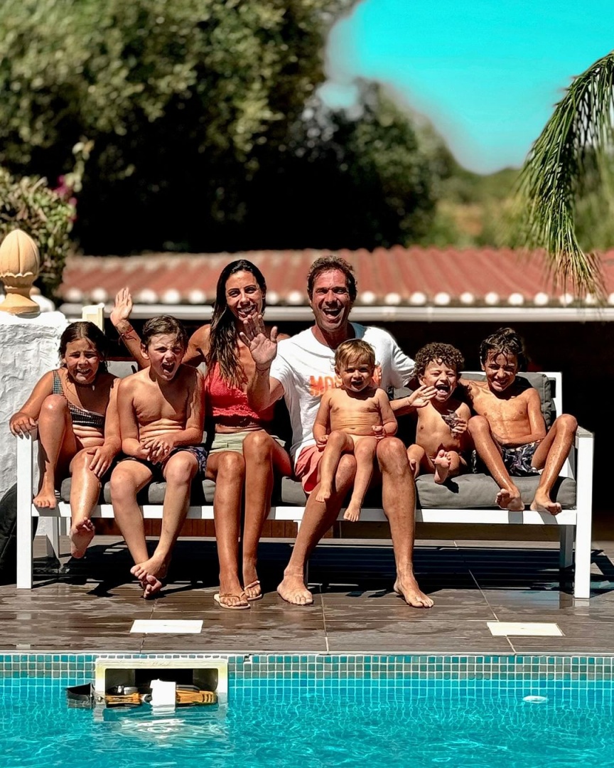 José Carlos Pereira de férias com a família no Algarve