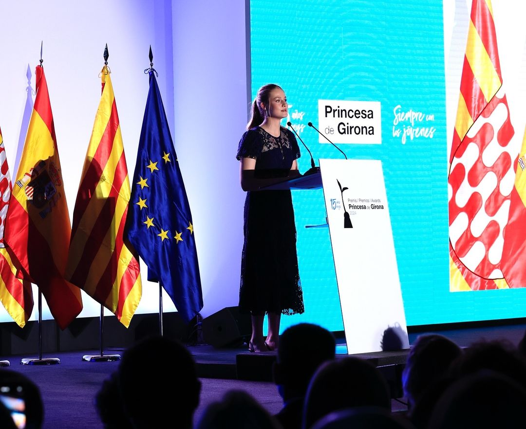 Com o apoio da família, Leonor entrega os Prémios Princesa de Girona