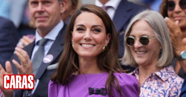 Kate Middleton recebida com ovação de pé em Wimbledon