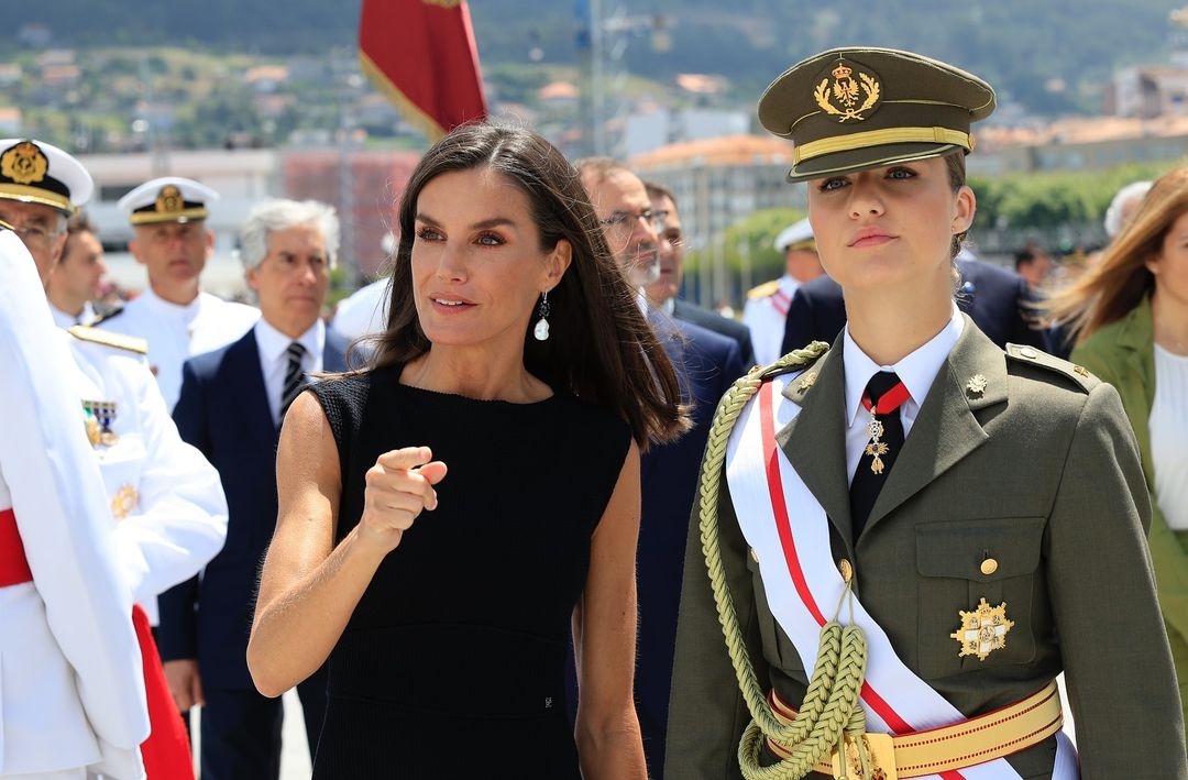 O vestido preto com que Letizia nunca se compromete