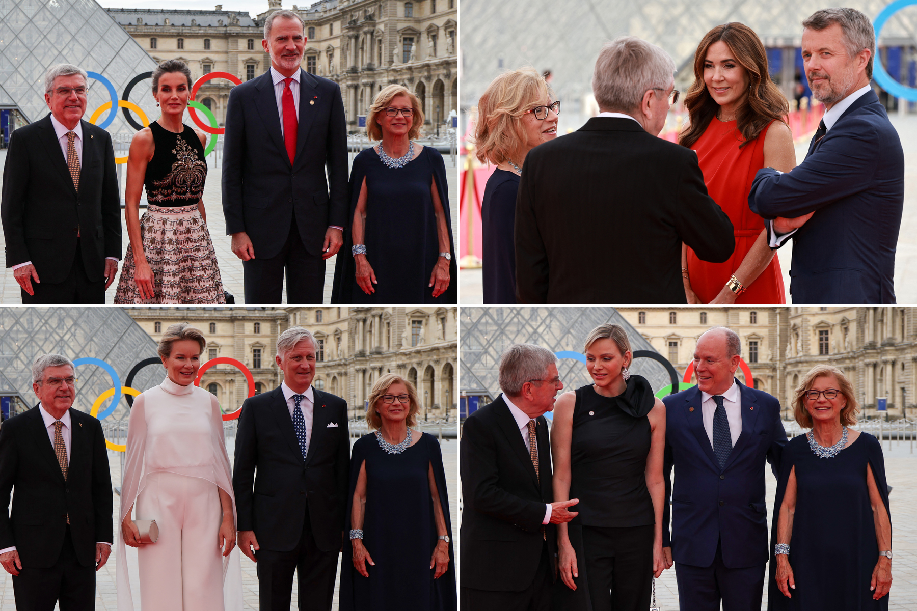 Caras | Grandioso banquete reúne membros da realeza no Louvre