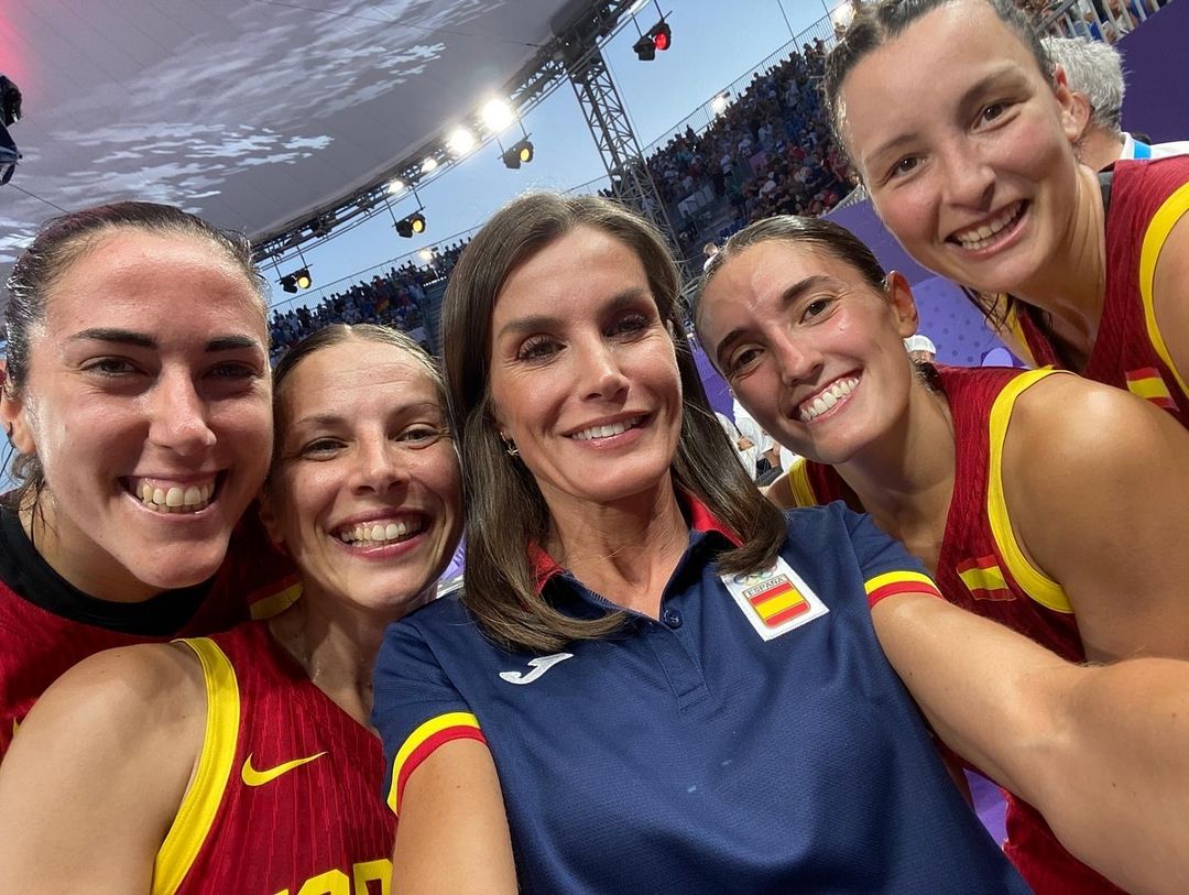 Letizia a rainha das "selfies" nos Jogos Olímpicos de Paris