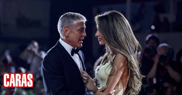 George e Amal Clooney românticos no regresso a Veneza