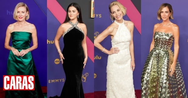 Celebridades brilham na passadeira da 76.º edição dos Emmy Awards