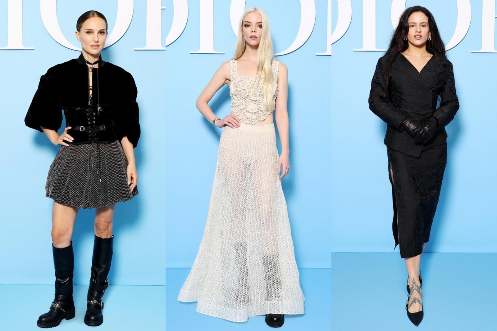 Dior reúne celebridades no desfile primavera/verão 2025, em Paris