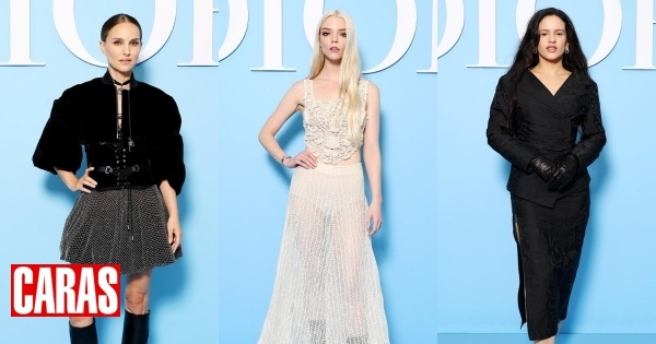 Dior reúne celebridades no desfile primavera/verão 2025, em Paris